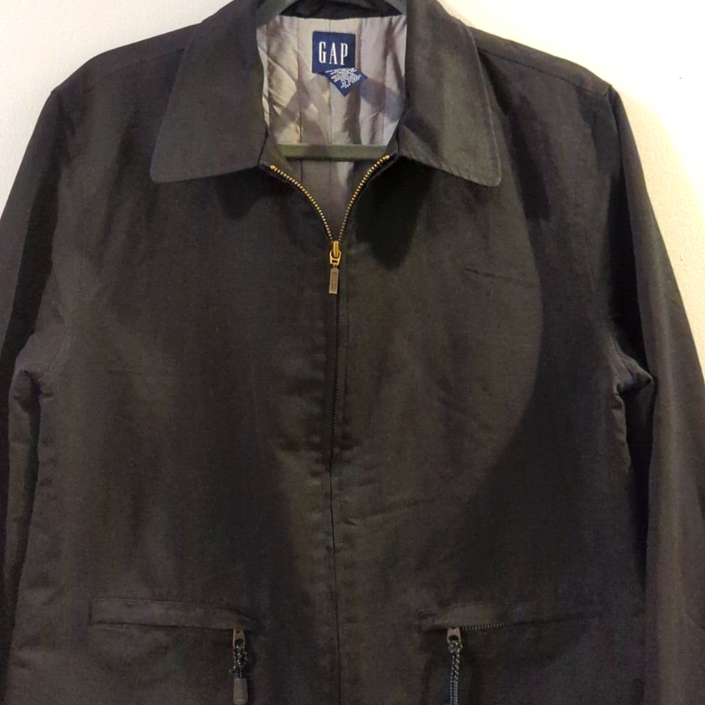 Black Polyester/Nylon Jacket - Picture 2 of 4